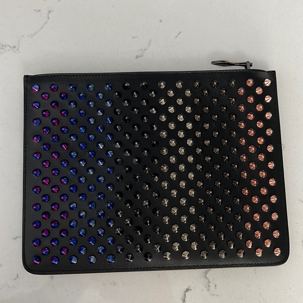 Louboutin pouch